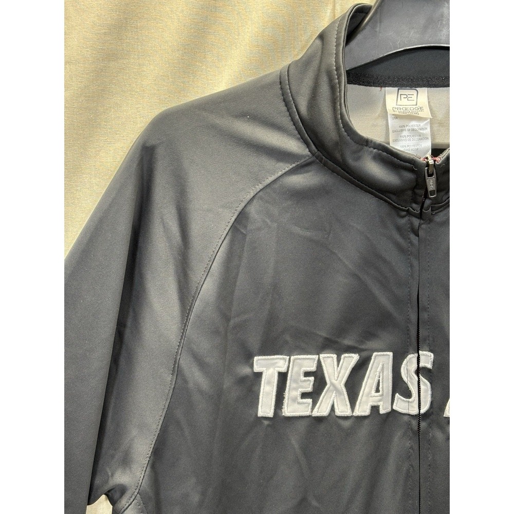 Texas‎ A&M Aggies Pro Edge Full Zip Track Jacket Mens L/G Gray - Picture 11 of 14